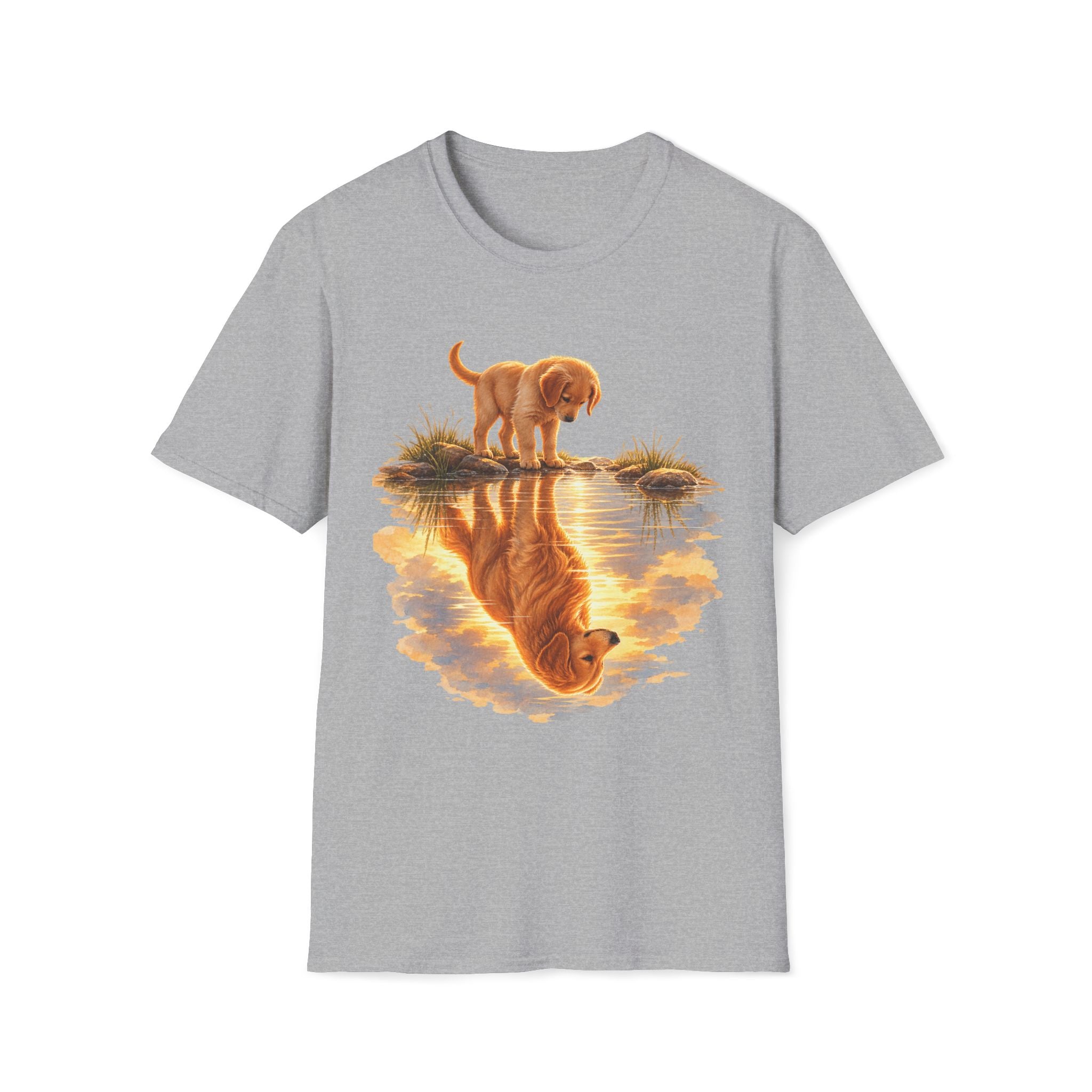 Golden Retriever Puppy Reflection T-Shirt