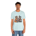 Cute Group of Kittens T-Shirt — Cartoon Cat Family Tee