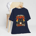 I'm Only Talking to Jesus Today Cat T‑Shirt