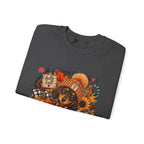 Fall Dachshund Sweatshirt – Cozy Pumpkin Patch Dog Crewneck (Hello Fall)