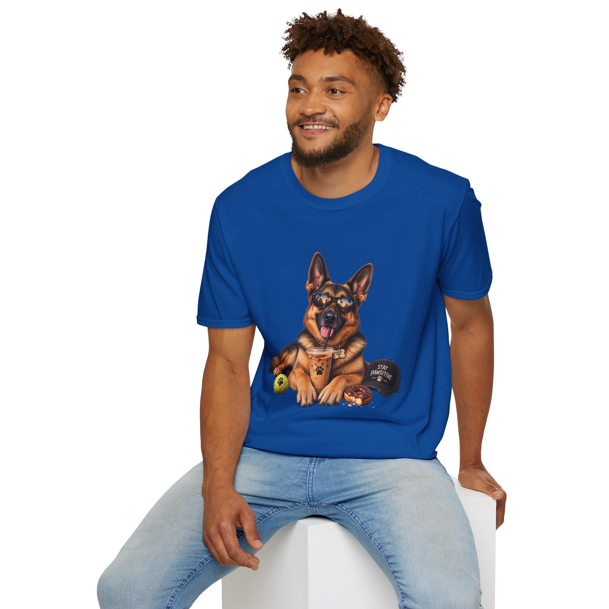 German Shepherd Portrait T-Shirt — Dog Lover Tee
