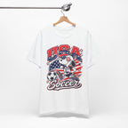 USA Soccer Snoopy T‑Shirt – Patriotic Kids & Fans Soccer Tee