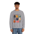Cat Lady Sweatshirt — Cute Colorful Cats Crewneck for Cat Lovers