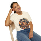 Astronaut Cat T-Shirt — Space Cat Graphic Tee for Cat Lovers