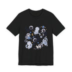 Space Cats Graphic Tee — Cute Cosmic Cat Illustration Shirt
