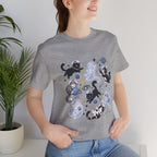 Space Cats Graphic Tee — Cute Cosmic Cat Illustration Shirt