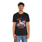 Cat Mom Club T-Shirt — Cute Illustrated Cats Graphic Tee for Cat Lovers