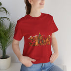 Christmas Dachshund Dogs T-Shirt — Festive Santa Hats & Tree Holiday Tee