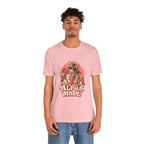 Alpha Male Cat Tee — Retro Floral Cat Graphic T-Shirt